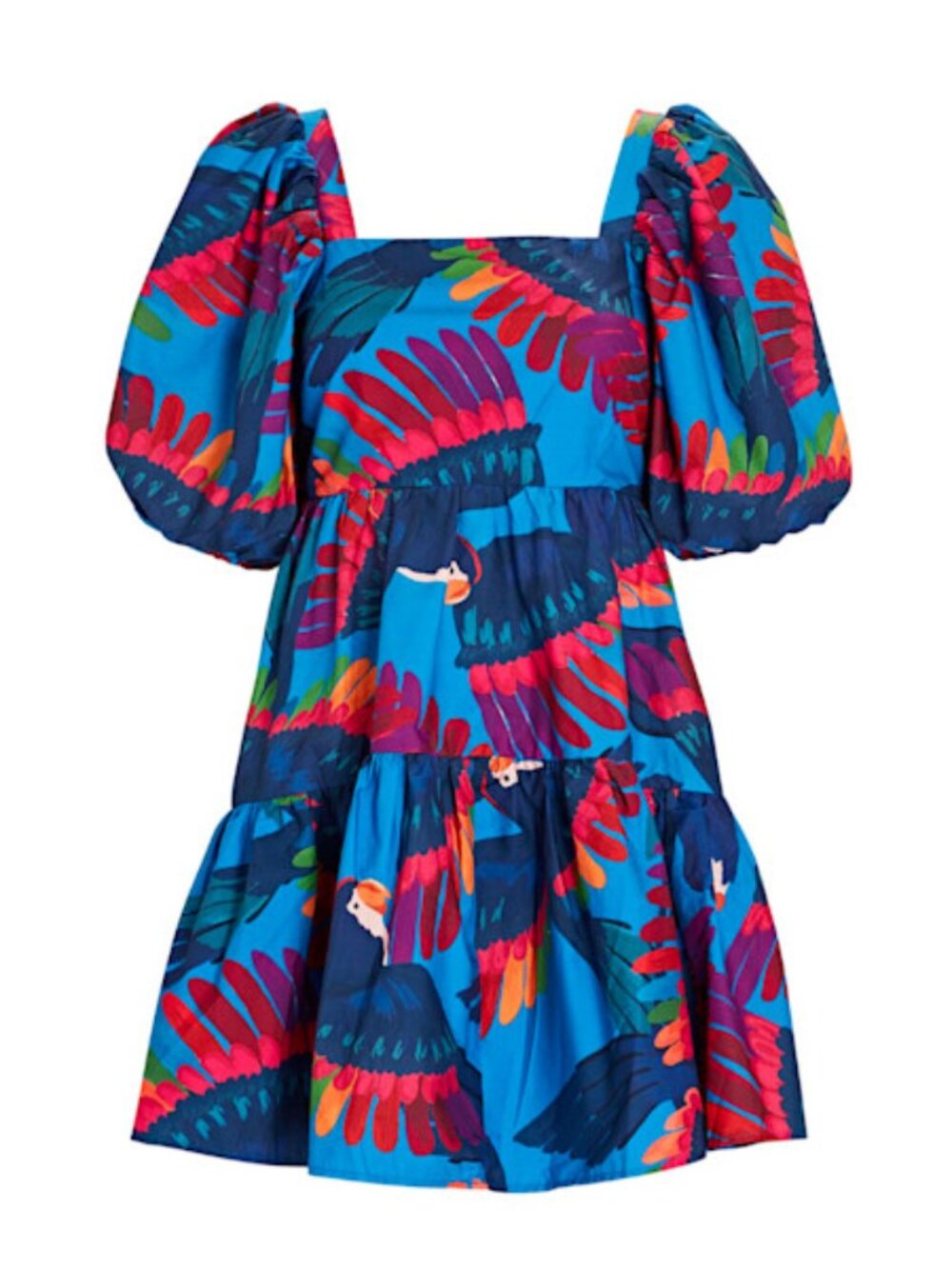 RAINBOW MACAW MINI DRESS